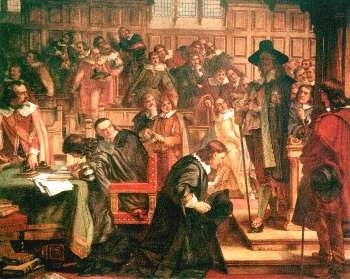 Speaker lenthall asserts the privileges of parliament to Charles I